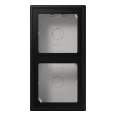 JUNG LS 582 A SWM opbouwrand 2 voudig gesloten N LS990 grafiet mat zwart