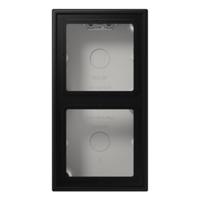 JUNG LS 582 A SWM opbouwrand 2 voudig gesloten N LS990 grafiet mat zwart - thumbnail