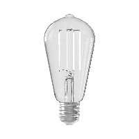 CALEX - LED Lamp - Smart LED ST64 - E27 Fitting - Dimbaar - 7W - Aanpasbare Kleur CCT - Transparant Helder - thumbnail