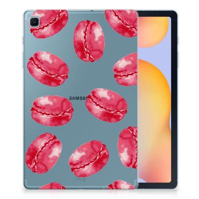Samsung Galaxy Tab S6 Lite | S6 Lite (2022) Tablet Cover Pink Macarons Samsung Galaxy Tab S6 Lite | S6 Lite (2022) Tablet Cover Pink Macarons