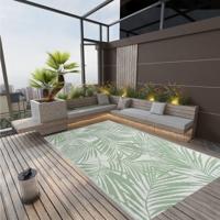 Buitenkleed 140x200 cm polypropeen groen - thumbnail