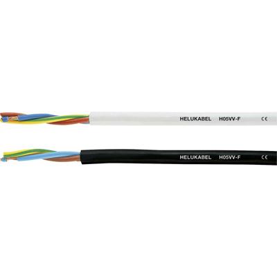 HELU H05VV-F Geïsoleerde kabel 3 G 2.5 mm² Zwart 29478 100 m
