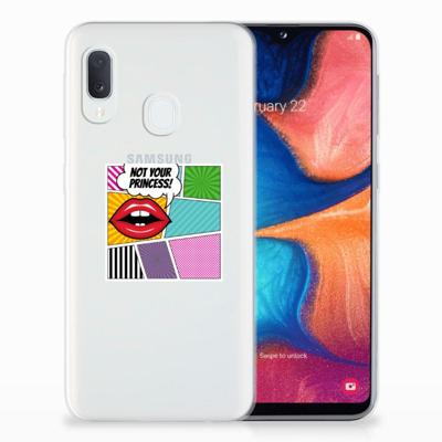 Samsung Galaxy A20e | Sillicone Back Cover | Popart Princess Samsung Galaxy A20e | Sillicone Back Cover | Popart Princess