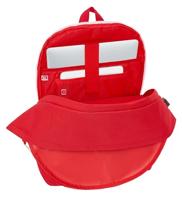 Rugtas voor Laptop en Tablet met USB Uitgang Sevilla Fútbol Club Rood 31 x 44 x 18 cm - thumbnail