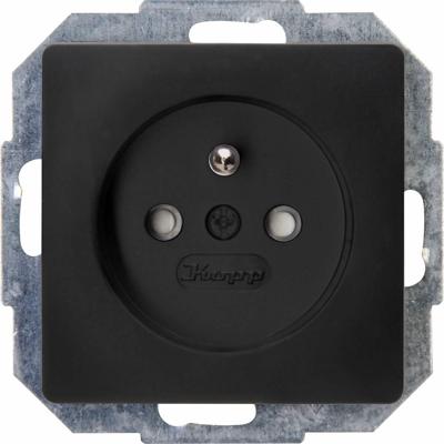 Kopp 921150086 Wandcontactdoos Inzetstuk Paris Zwart (mat) 1 stuk(s)