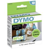 Etiket dymo labelwriter multifunctioneel 25x25 wit - thumbnail