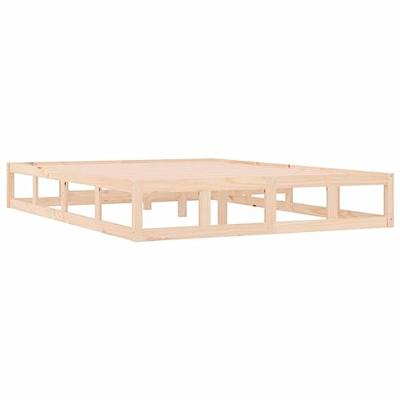 Bedframe massief hout 140x190 cm - thumbnail