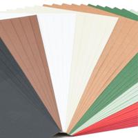 Florence • kaartenkarton 216g textuur 13,5x27cm multipack kerst 45x - thumbnail