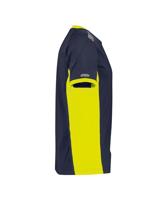 DASSY t-shirt tampico nachtblauw/fluogeel l - thumbnail