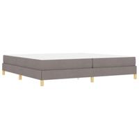 Boxspring bed Taupe en Bruin 200 x 200 cm - thumbnail