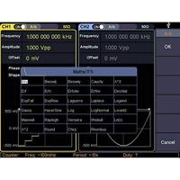 VOLTCRAFT FG-31602T Functiegenerator 1 µHz - 160 MHz 2-kanaals Arbitrair, Ruis, Puls, Blok, Sinus, Driehoek - thumbnail