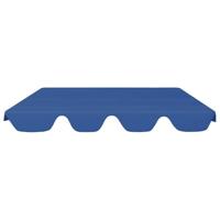 VidaXL Vervangingsluifel voor schommelbank 150/130x105/70 cm blauw - thumbnail