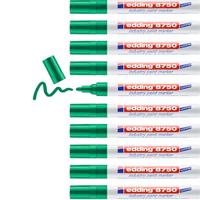 Paintmarker edding 8750 industrie 2-4mm groen | 10 stuks - thumbnail