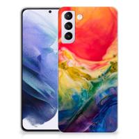 Smartphone hoesje Samsung Galaxy S21 Plus Watercolor Dark - thumbnail