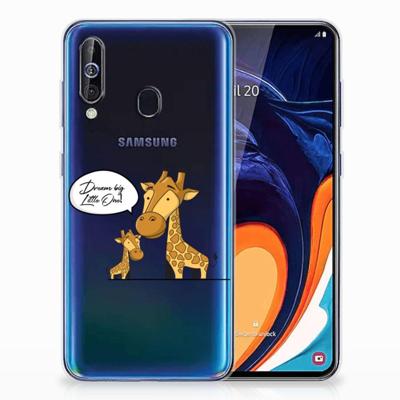 Samsung Galaxy A60 Telefoonhoesje met Naam Giraffe Samsung Galaxy A60 Telefoonhoesje met Naam Giraffe