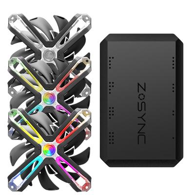 ZM-SF120A3 - Ventilatorhuis - 120 mm - Z-Sync ARGB - 3-pak incl. Z-Sync controller - zwart ZM-SF120A3 - Ventilatorhuis - 120 mm - Z-Sync ARGB - 3-pak incl. Z-Sync controller - zwart