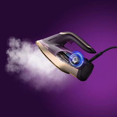 Philips DST8040/30 strijkijzer Stoomstrijkijzer SteamGlide Elite-zoolplaat 3000 W Paars