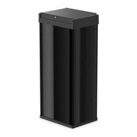 Hailo Bix-Box Swing XL 8602410 Afvalbak 52 l Plaatstaal (l x b x h) 340 x 339 x 763 mm Zwart Met zelfsluitende zwenkdeksel 1 stuk(s) - thumbnail