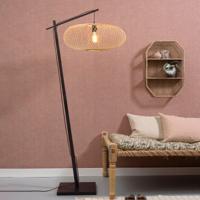 GOOD&MOJO Vloerlamp 'Cango' Bamboe, 176cm, kleur Naturel/Zwart - thumbnail