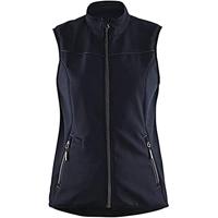 Blåkläder Dames softshell bodywarmer 38512516 | Donker marineblauw/Zwart | Maat XXL - 7330509647653 - thumbnail