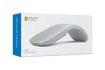 Microsoft Surface Arc Mouse Muis Bluetooth Optisch Platina-grijs 2 Toetsen 1000 dpi Microsoft Surface Arc Mouse Muis Bluetooth Optisch Platina-grijs 2 Toetsen 1000 dpi
