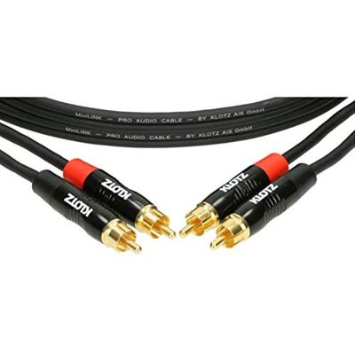 Klotz KT-CC150 MiniLink Pro stereo twin kabel RCA verguld 1.5m