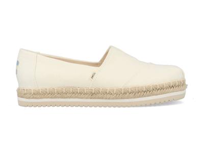 Toms Alpargata Platform Rope espadrilles off white