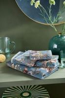 Pip Studio Pip Studio Secret Garden Douchelaken Blauw 70x140 cm - thumbnail
