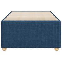 Bedframe zonder matras 90x190 cm stof blauw - thumbnail