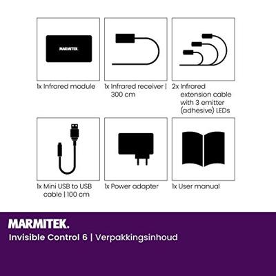 Marmitek: Invisible Control 6 XTRA - Zwart - thumbnail