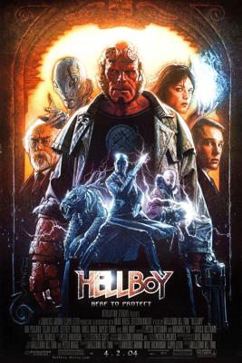 Poster - Hellboy, 2004, Originele Filmposter, Premium Print, Professioneel Fotopapier