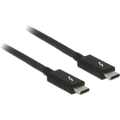 Delock Thunderbolt Aansluitkabel Thunderbolt (USB-C) stekker, Thunderbolt (USB-C) stekker 1.00 m Zwart 84845 Thunderbolt-kabel Delock Thunderbolt Aansluitkabel Thunderbolt (USB-C) stekker, Thunderbolt (USB-C) stekker 1.00 m Zwart 84845 Thunderbolt-kabel