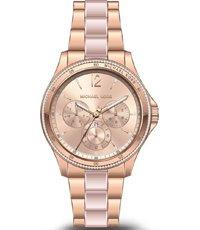 Horlogeband Michael Kors MK6657 Roestvrij staal (RVS) Rosé 20mm