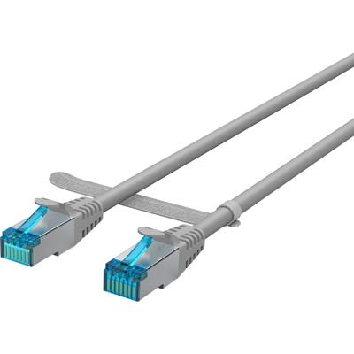 BlueBuilt Netwerkkabel STP CAT6 0,5 meter grijs BlueBuilt Netwerkkabel STP CAT6 0,5 meter grijs