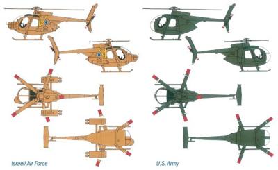 Italeri 1/72 AH-6 Night Fox Italeri 1/72 AH-6 Night Fox