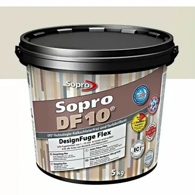 Sopro DF10 Voegmortel Designvoeg Flex 5 kg Zilvergrijs nr 17 Sopro Sopro DF10 Voegmortel Designvoeg Flex 5 kg Zilvergrijs nr 17 Sopro