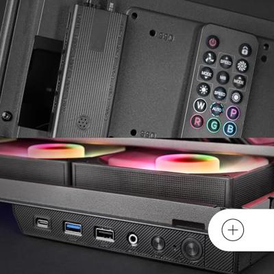 ATX Semi-toren BehuizingMars Gaming MC3GF Zwart