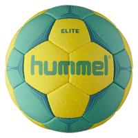 Hummel Ballen Elite handbal neongeel neon donker groen - thumbnail