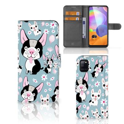 Samsung Galaxy A31 | Telefoonhoesje | Met pasjeshouder | Hondjes