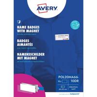 Avery-Zweckform POL20MA66-10DR Naamplaatje (b x h) 68 mm x 22 mm 10 stuk(s) - thumbnail