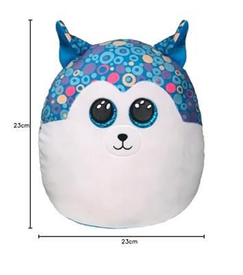 TY Squish A Boo Knuffelkussen Husky Helena 23 cm TY Squish A Boo Knuffelkussen Husky Helena 23 cm