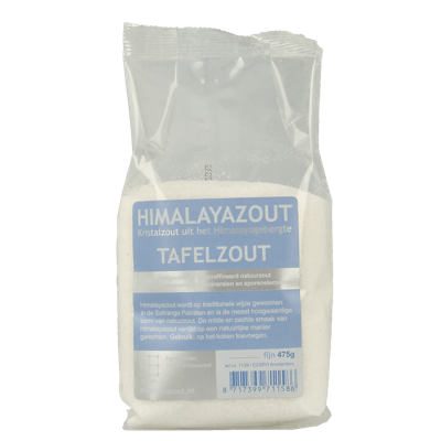 Esspo Himalayazout tafelzout wit fijn navulverpakking 475 Gram