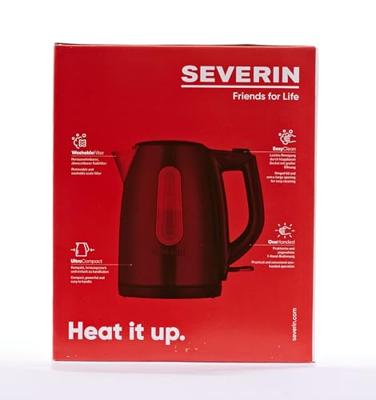 Severin WK3417 Waterkoker 1L 2200W Rood