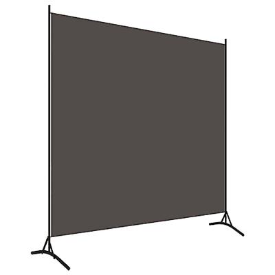 Kamerscherm met 1 paneel 175x180 cm antraciet