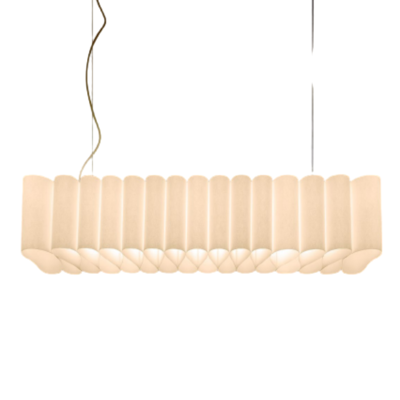 Foscarini - Pli Lineair Wit Hanglamp
