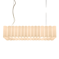 Foscarini - Pli Lineair Wit Hanglamp - thumbnail