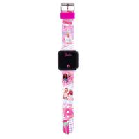 Barbie LED Horloge Roze - thumbnail