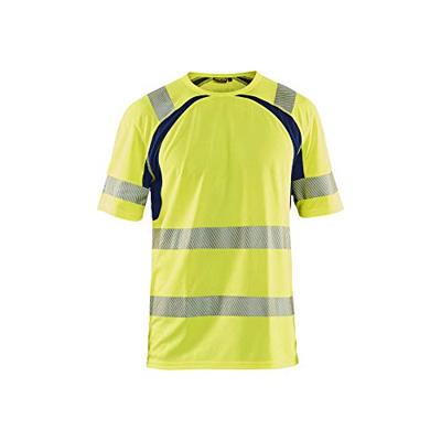 Blåkläder UV-T-Shirt High-Vis 33971013 | High-Vis Geel/Marineblauw | Maat XL - 7330509655139
