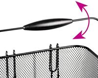 Unix fietsmand, achterop "reano" rear basket reano steel,black - thumbnail