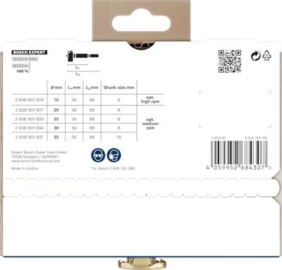 Bosch Accessories 2608901843 2608901843 Forstnerboorset 1 stuk(s)